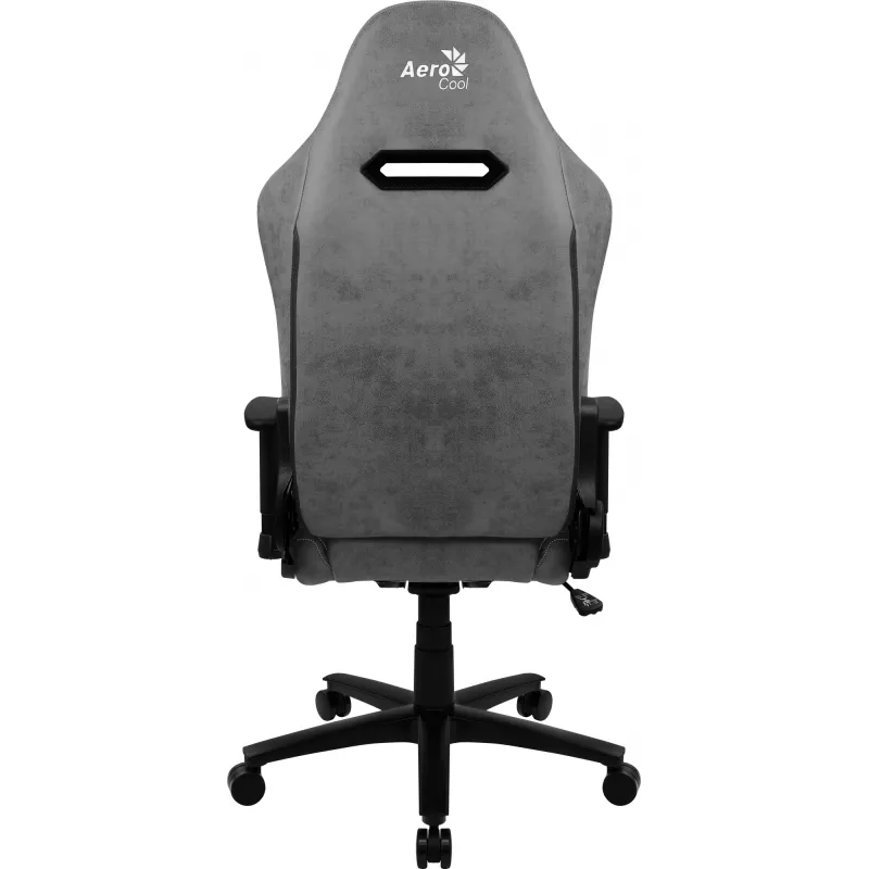 Aerocool DUKE AC-280 AeroSuede sedia gaming, microfibra, nero/grigio