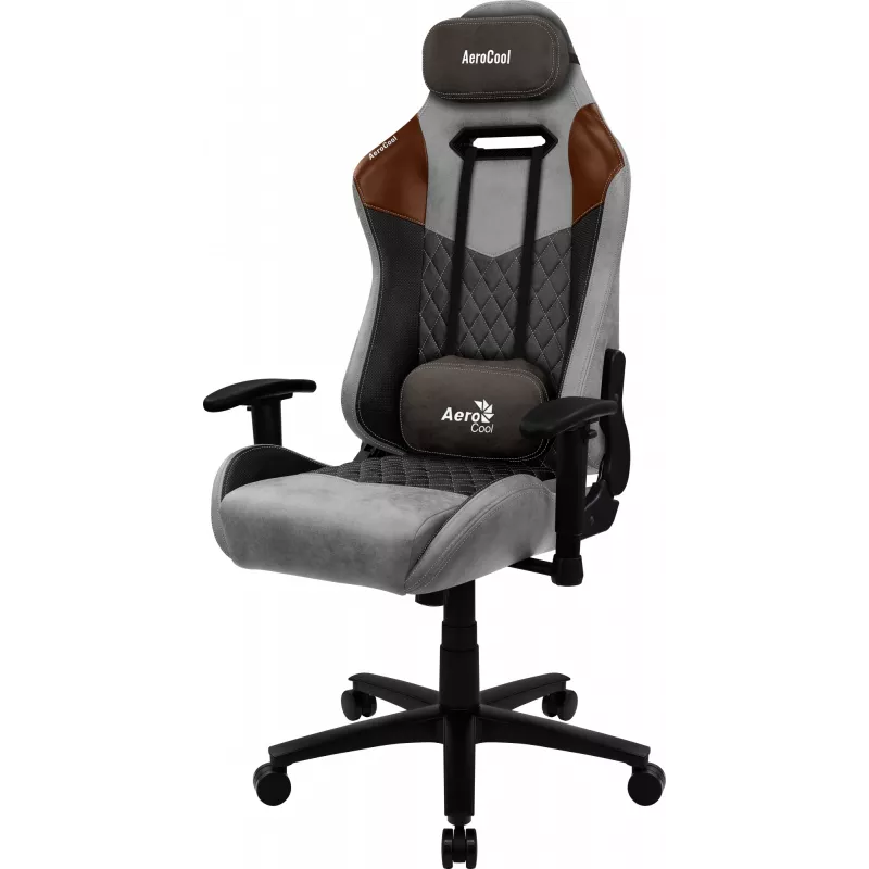 Sedia da gaming universale Aerocool DUKE AeroSuede nero, marrone, grigio