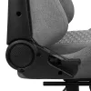 Sedia da gaming ergonomica premium Aerocool ROYALASHGR con poggiapiedi Aeroweave Technology grigio