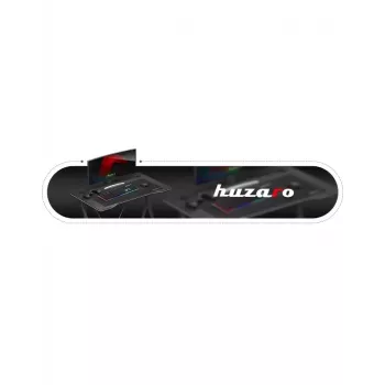 Tavolo gaming Huzaro Hero 1.4 nero piano MDF rettangolare 1000x500x750 mm