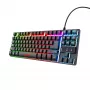 Trust GXT 833 Thado tastiera gaming USB olandese nero, argento