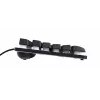 Trust GXT 833 Thado tastiera gaming USB olandese nero, argento