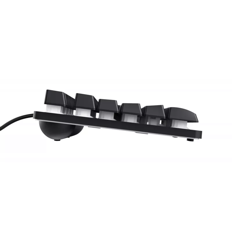 Trust GXT 833 Thado tastiera gaming USB olandese nero, argento