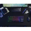 Trust GXT 833 Thado tastiera gaming USB olandese nero, argento