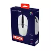 Trust GXT 109W Felox mouse gaming per destrimani USB Type-A ottico 6400 DPI