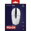 Trust GXT 109W Felox mouse gaming per destrimani USB Type-A ottico 6400 DPI