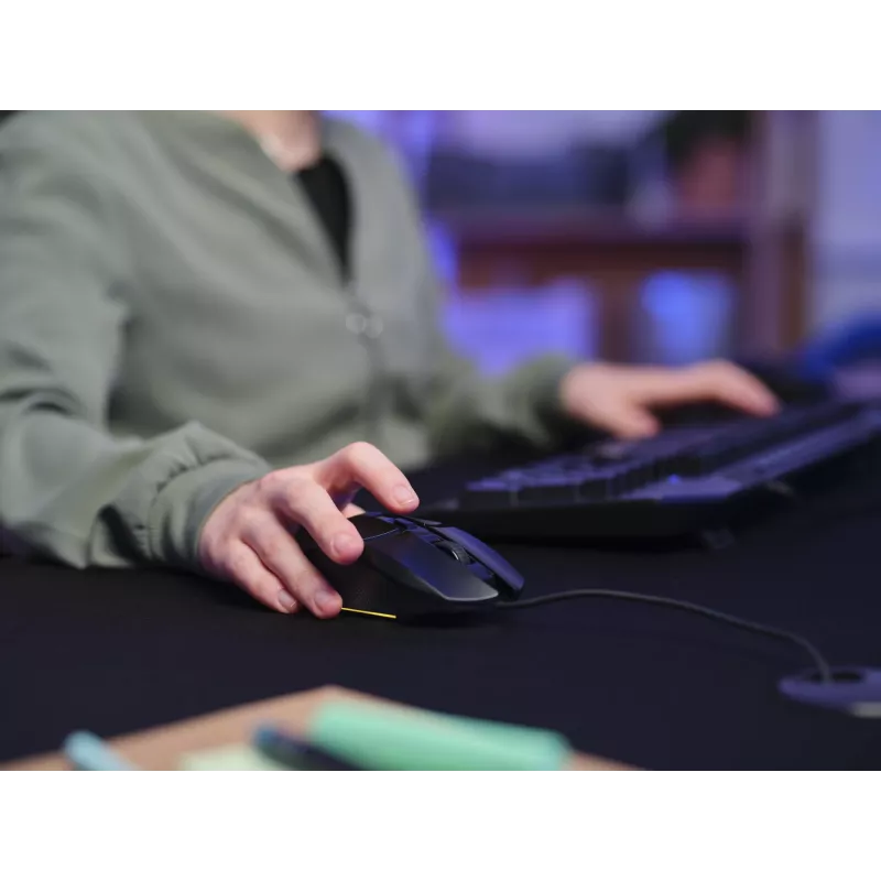 Trust GXT 109 Felox mouse gaming per destrimani USB Type-A ottico 6400 DPI