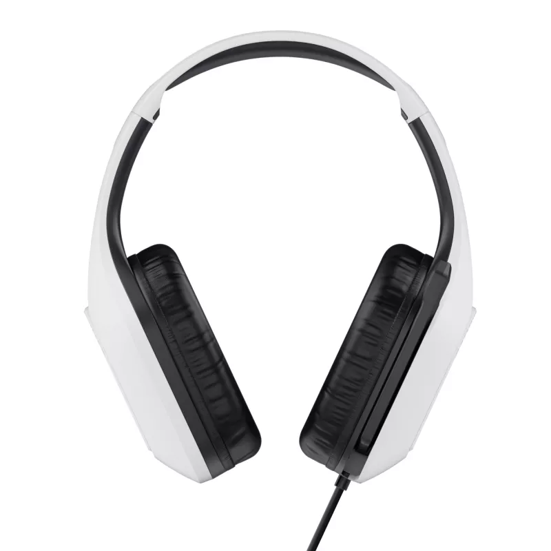 Trust GXT 415W Zirox headset con filo archetto gaming bianco