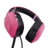 Trust GXT 415P Zirox headset con filo archetto gaming rosa