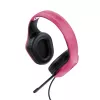 Trust GXT 415P Zirox headset con filo archetto gaming rosa