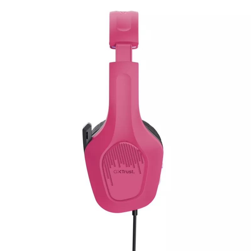 Trust GXT 415P Zirox headset con filo archetto gaming rosa