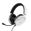 Trust GXT 489W FAYZO headset con filo archetto gaming nero, bianco