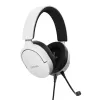 Trust GXT 489W FAYZO headset con filo archetto gaming nero, bianco