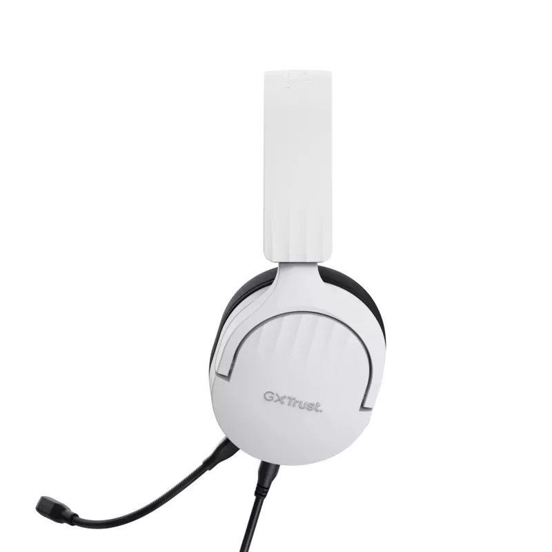 Trust GXT 489W FAYZO headset con filo archetto gaming nero, bianco