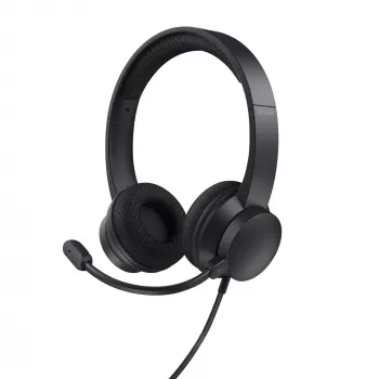 Trust Ayda headset con filo archetto chiamate/musica USB Type-A nero