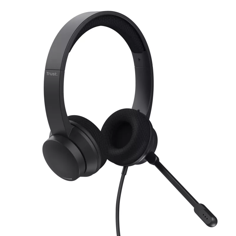 Trust Ayda headset con filo archetto chiamate/musica USB Type-A nero