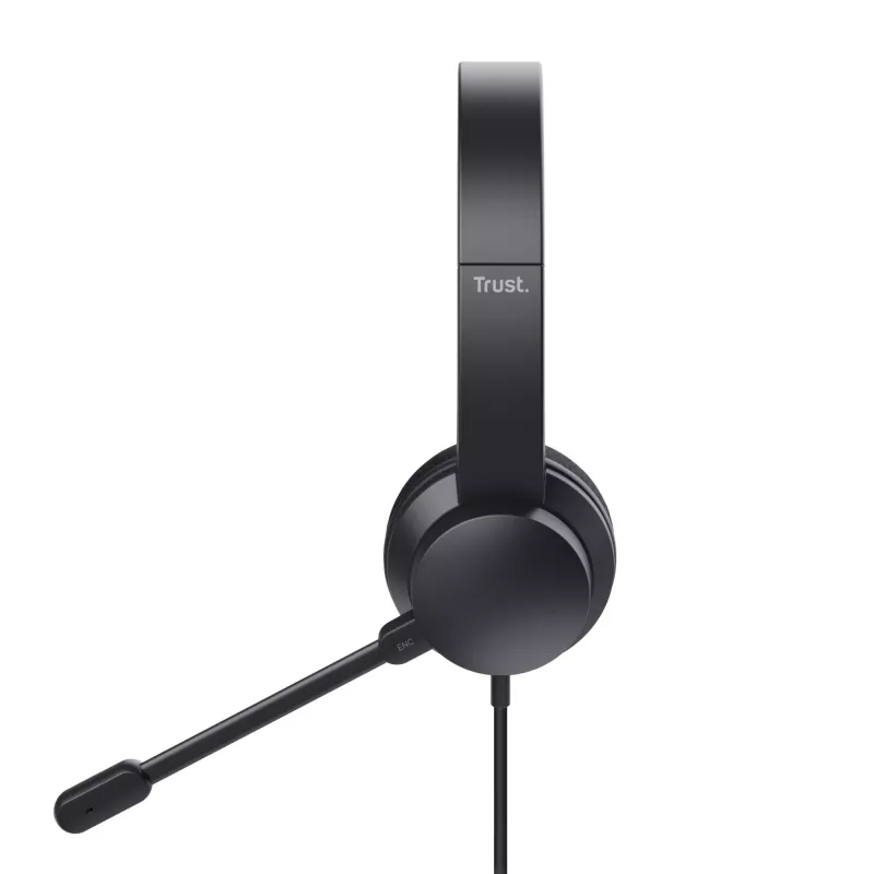 Trust Ayda headset con filo archetto chiamate/musica USB Type-A nero