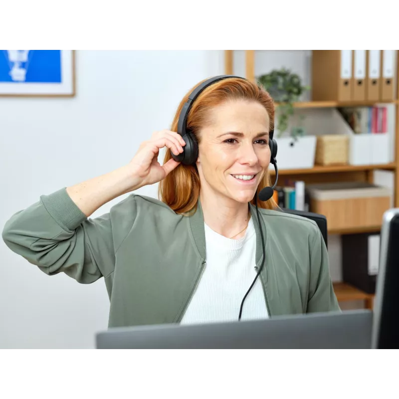 Trust Ayda headset con filo archetto chiamate/musica USB Type-A nero