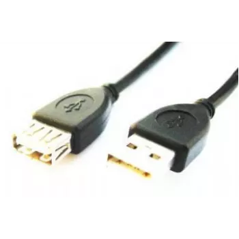 GEMBIRD cavo prolunga USB 2.0 Type-A a USB Type-A (AM/AF), 2 m - nero