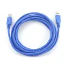 GEMBIRD cavo USB 3.0 connettore maschio A a connettore maschio B 3 m – blu
