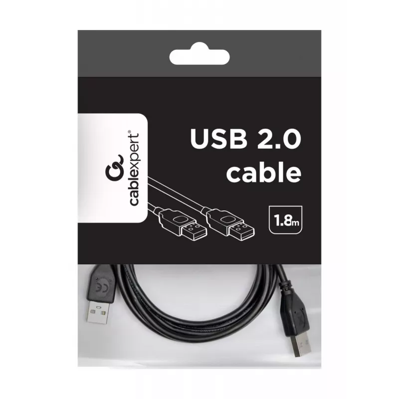 Gembird CCP-USB2-AMAM-6 cavo USB 2.0 AM–AM, 1,8 m, nero