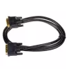 Cavo DVI-D Dual-Link Akyga AK-AV-06 (24+1), connettore maschio su connettore maschio, 1,8 m, nero