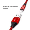Cavo USB-A a Lightning Baseus Yiven 1,8 m, uscita 2 A, rosso, guaina in elastomero termoplastico