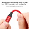 Cavo USB-A a Lightning Baseus Yiven 1,8 m, uscita 2 A, rosso, guaina in elastomero termoplastico