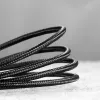 Cavo di ricarica rapida Cafule intrecciato BASEUS - USB Type-A a Type-C 2A - 2 m - nero (nylon)