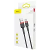 Cavo di ricarica rapida Cafule intrecciato BASEUS - USB Type-A a Type-C 2A - 2 m - nero (nylon)
