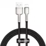 Cavo di trasferimento dati Cafule Fast Charge BASEUS - USB Type-A a Lightning - 480 Mbit/s (2,4 A PD) - 1 m - nero