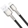 Cavo di trasferimento dati Cafule Fast Charge BASEUS - USB Type-A a Lightning - 480 Mbit/s (2,4 A PD) - 1 m - nero