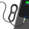 Cavo di trasferimento dati Cafule Fast Charge BASEUS - USB Type-A a Lightning - 480 Mbit/s (2,4 A PD) - 1 m - nero