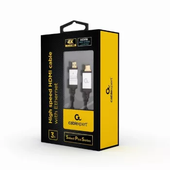 Cavo HDMI High-Speed con Ethernet GEMBIRD - Select Plus Series, 3 m
