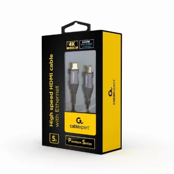 Cavo HDMI High-Speed con Ethernet GEMBIRD - Premium Series, 5,0 m