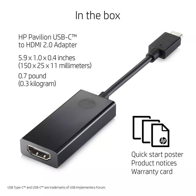 Schede di interfaccia/adattatori HP 2PC54AA HDMI