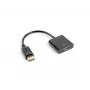 Adattatore LANBERG DisplayPort(m)->hdmi(f) 10 cm