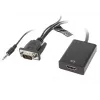 Adattatore per cavo video LANBERG HDMI tipo A (Standard) VGA (D-Sub) 0,2 m nero