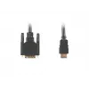Cavo LANBERG HDMI(m)->DVI-d(m)(18+1) Single Link con connettori placcati oro - 3 m nero
