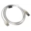 Cavo USB LANBERG CA-USBE-12CC-0018-TR 1,8 m USB 2.0 A‑su‑A trasparente