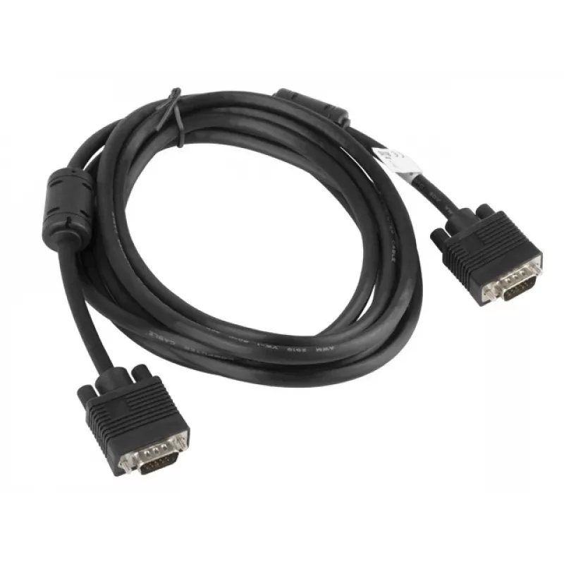Cavo VGA LANBERG M/m, doppia schermatura, ferrite, 3 m, nero