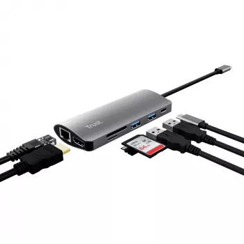 Trust Dalyx scheda interfaccia/adattatore interno HDMI, RJ-45, USB 3.2 Gen 1 (3.1 Gen 1)