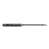 Trust Dalyx 23775 adattatore multiporta USB-C 7 in 1, USB-C 3.2, HDMI, RJ-45 Gigabit Ethernet, lettore SD/microSD, argento