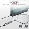 Trust Dalyx 23775 adattatore multiporta USB-C 7 in 1, USB-C 3.2, HDMI, RJ-45 Gigabit Ethernet, lettore SD/microSD, argento