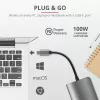 Trust Dalyx 23775 adattatore multiporta USB-C 7 in 1, USB-C 3.2, HDMI, RJ-45 Gigabit Ethernet, lettore SD/microSD, argento