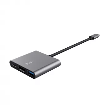 Trust Dalyx USB 3.2 Gen 1 (3.1 Gen 1) Type-C alluminio, nero