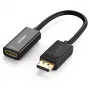 Adattatore cavo video UGREEN DisplayPort (maschio) a HDMI (femmina) 0,25 m, contatti placcati oro, supporta 1080p