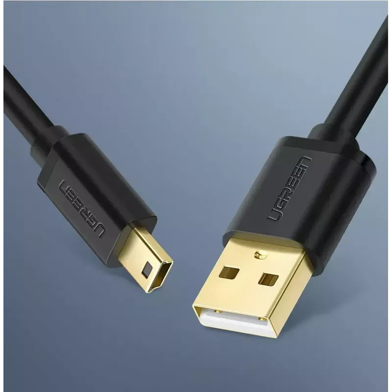 Cavo USB UGREEN 10385 Mini-USB 480 Mbit/s 1,5 m nero, ricarica rapida
