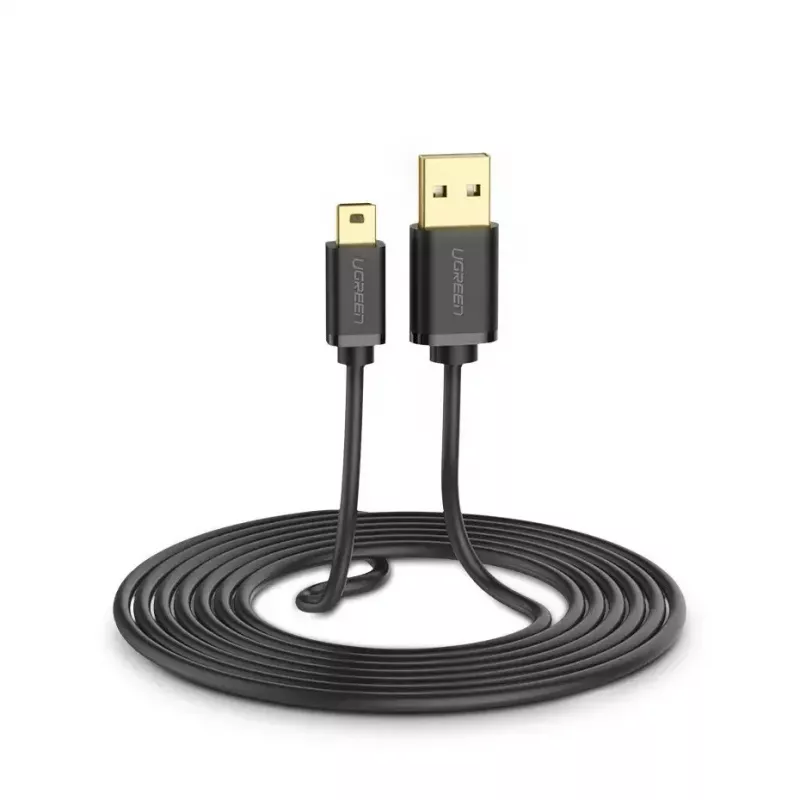 Cavo USB UGREEN 10385 Mini-USB 480 Mbit/s 1,5 m nero, ricarica rapida