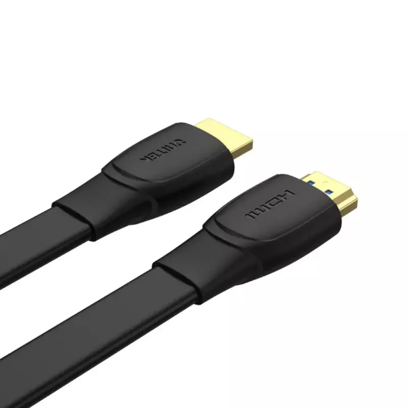 Cavo HDMI Unitek C11063BK-2M 2 m, HDMI 2.0, 18 Gbit/s, 4K@60Hz, ARC, piatto nero
